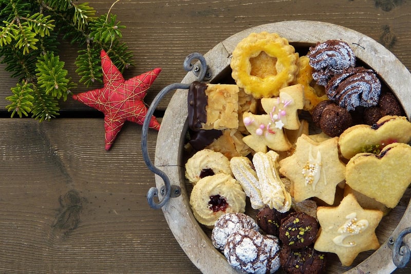 Assortment of cookies